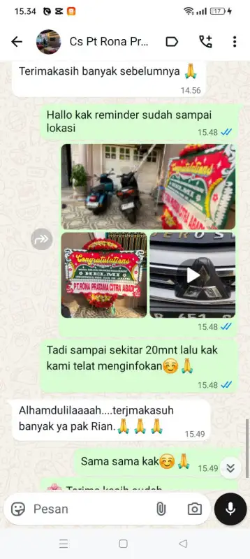 Testimonial Papan grand opening KERINCI